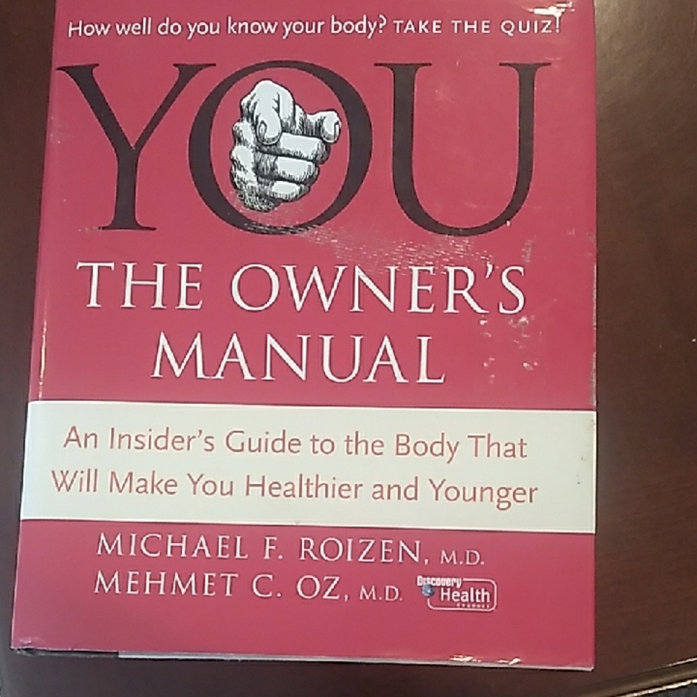 YOU The Owner's Manual Book, Hardcover, Dr Oz